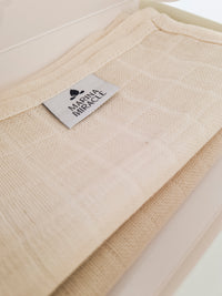 Ansiktsduk - Ekologisk muslinduk - Set om 2